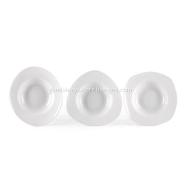 Round Square Triangle Salad Plate Pasta Dishes